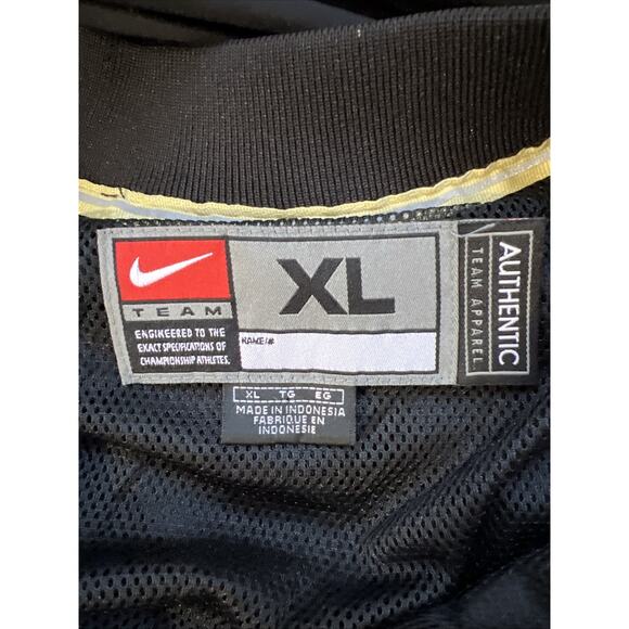 Nike CU 1/4 Zip Shell Black XL Mesh Lined Vented Jacket Team Colorado Buffaloes - Picture 8 of 13